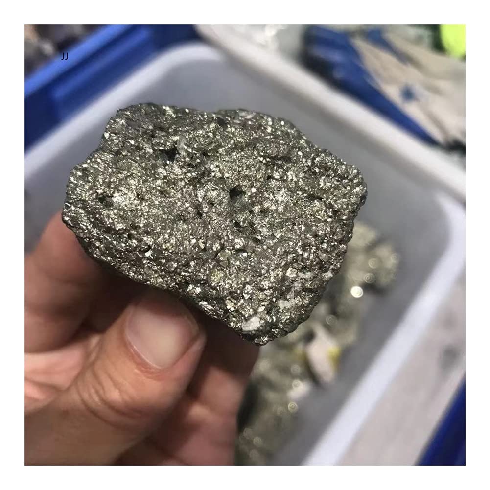 Natürlicher Chalkopyrit, rohes Metallerz, Einrichtungsgegenstände for das Heimbüro, Stein mit starkem Magnetfeld, handwerklicher Dekorationsstein, Heimdekorationssteine ERTEYIN ( Size : 900-1000g )