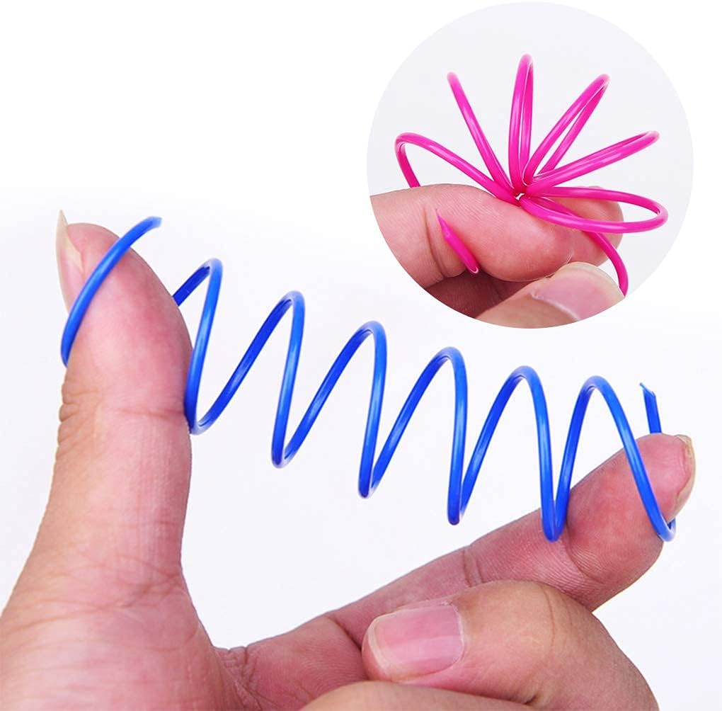 Interactive Cat Spiral Creative Spring Toy to Kill Time and Keep