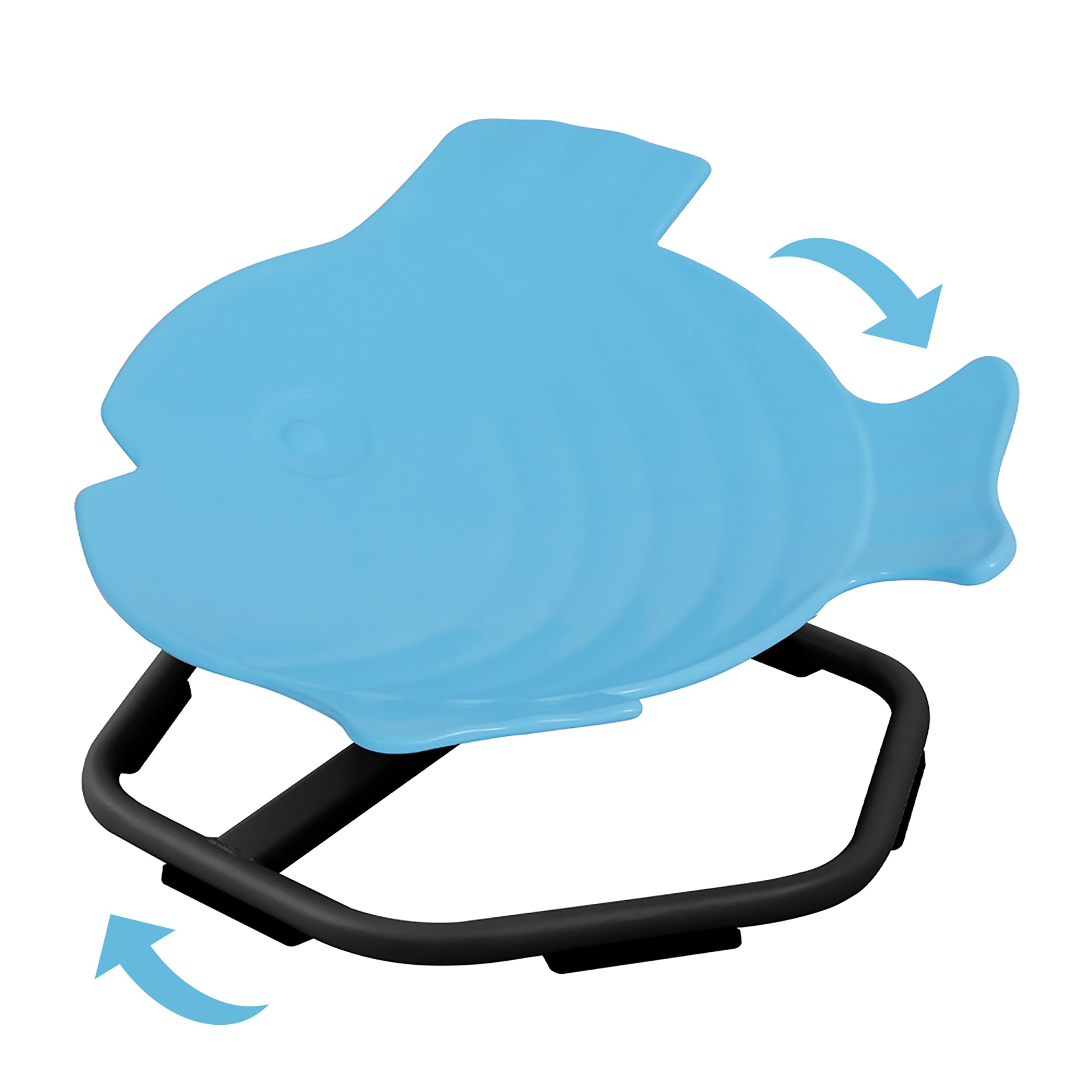 Sensory Spinning Chair for Autism - Fish Therapeutic Swivel Seat for Autism & ADHD Chair - Calming Spinny for Children’s Support - Non-slip Sit and Spin Sensory Spinning Seat