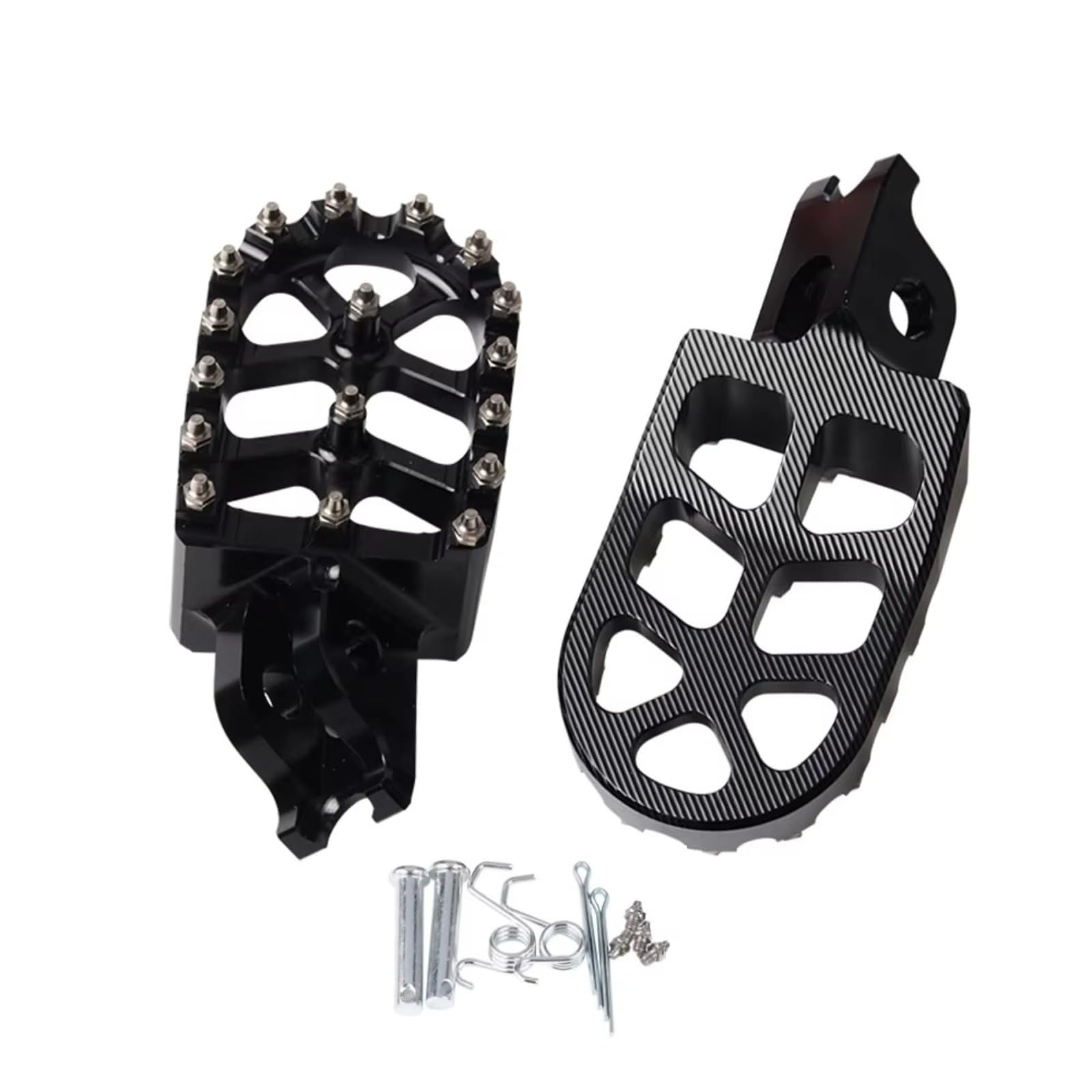 Motorrad Zubehör Fußrasten Fußrasten Pedale Fußstütze Für Honda CRF1000L Adventure Africa Twin CRF1100L ADV CRF 1000 1100 L(Black)