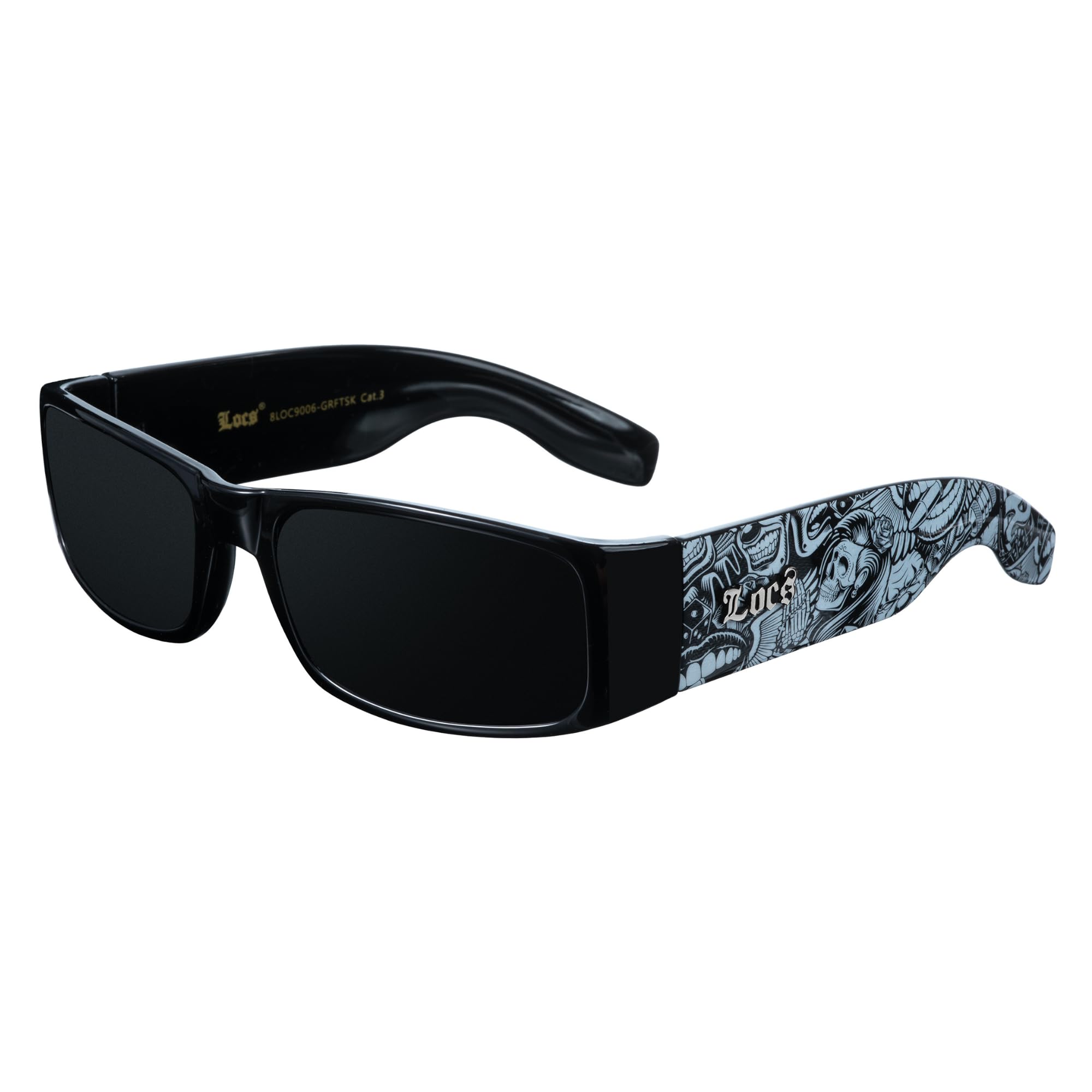 Sunglasses Hardcore Black 0103 (Black/Graffiti)