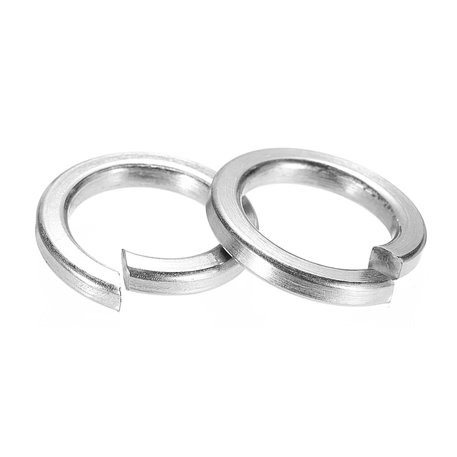 PATIKIL 1/2" Spring Lock Washer, 80 Pack 304 Stainless Steel Split Lock Washer Elastic Gasket Lock Metal Washers for Screws Bolts
