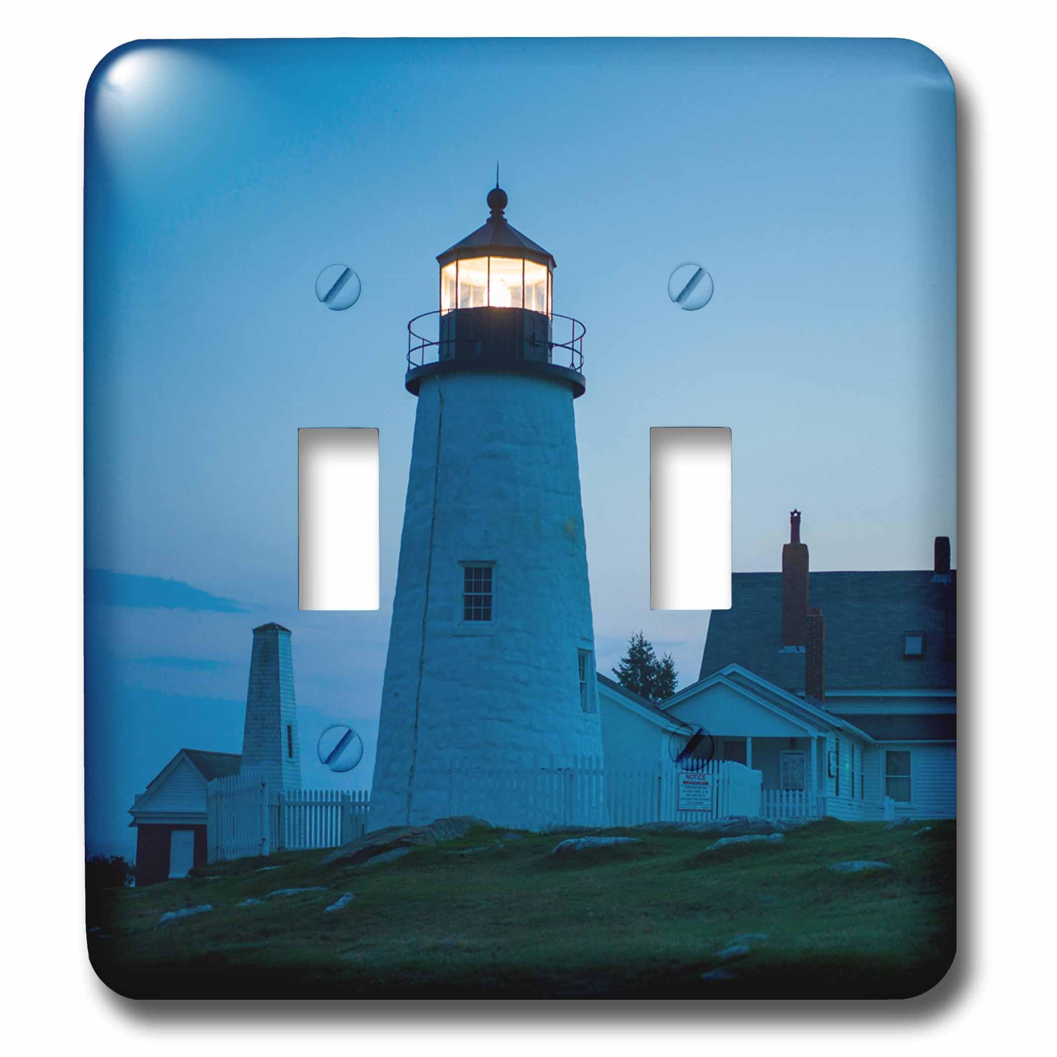 Phare de Pemaquid Point interrupteur déco pour salon esprit bord de mer