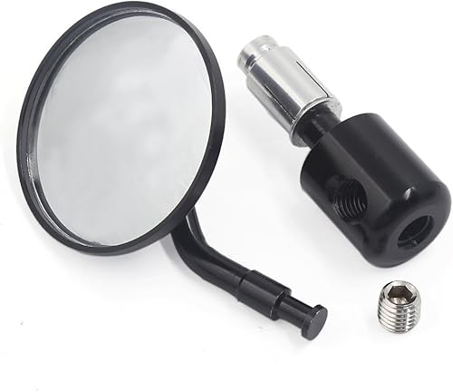 Miniatura 5 de Espejos de extremo de barra de mango CNC de motocicleta 3 "redondo 78" para Yamaha Suzuki