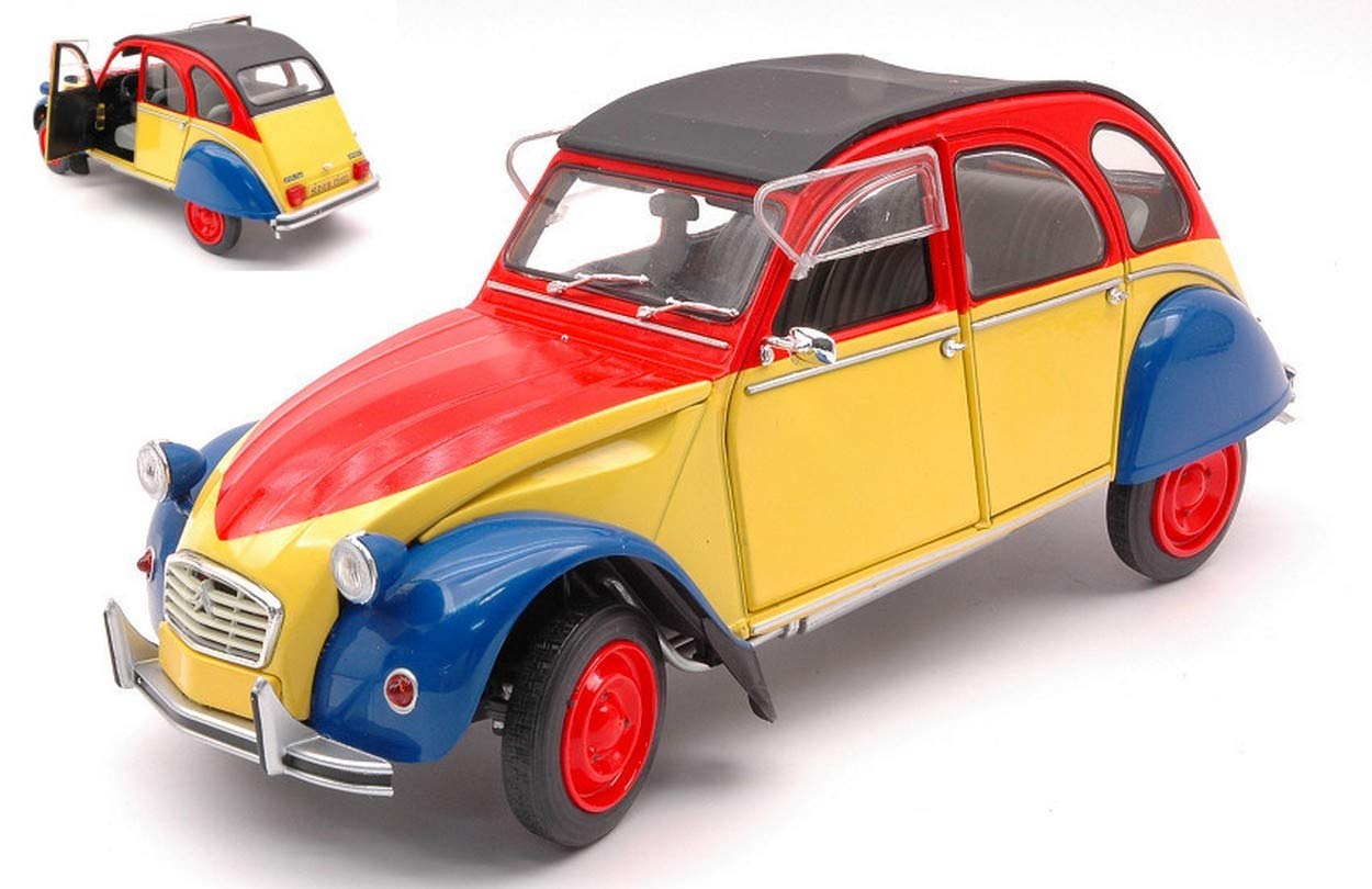 Citroen 2CV Camionnette multicolore d'Amsterdam - 1/43ème sous blister