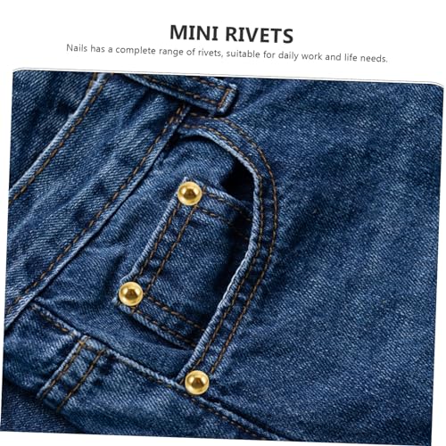 Rivets de couture ronds en fer Uonlytech pour customiser les vêtements - 4