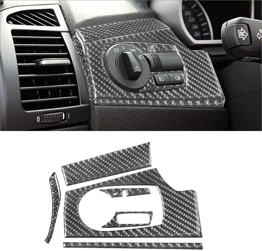 25Pcs Carbon Fiber Full Interior Kit Set Cover Trim for BMW Z4 E85 2003-2008