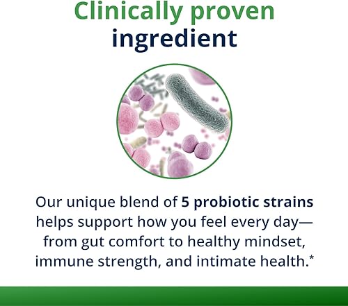 Miniatura 6 de Metagenics UltraFlora Probiótico Completo para Mujer - Fórmula multibeneficio 5 en 1 estable para la salud digestiva, inmune, vaginal, urogenital y