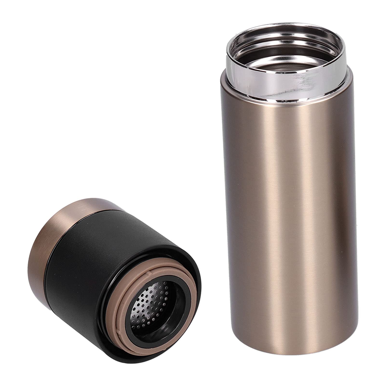 Taza de Vacío de Acero Inoxidable Taza Térmica de Agua Aislada de Doble Pared de 330 Ml con Filtro y Tapa de Bloqueo de 32 a 212 °F para Viajes, Oficina, Coche, Escuela, Uso Al Aire Libre