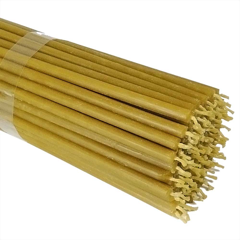 NKlaus 2,9kg (Approx. 300 pcs) Beeswax soot drip Free 24,5cm Altar Ritual Candle 36264