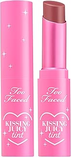 Too Faced Kissing Juicy Tint Lip Balm | Hydrating, Long Lasting Lip Stain for Instant Color + Shine with Juicy Scents, 0.10 Ounce