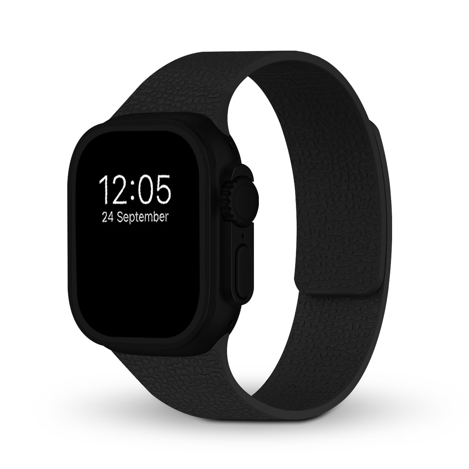 GRIPP Pebble New Edition Premium Silicone Magnetic Watch Strap for 44mm/45mm/46mm/49mm, Watch Series 11/10/9/8/7/6/5/4, SE 3/2/1, Ultra 3/2/1, Lightweight, Adjustable (Watch Not Included)-image-22