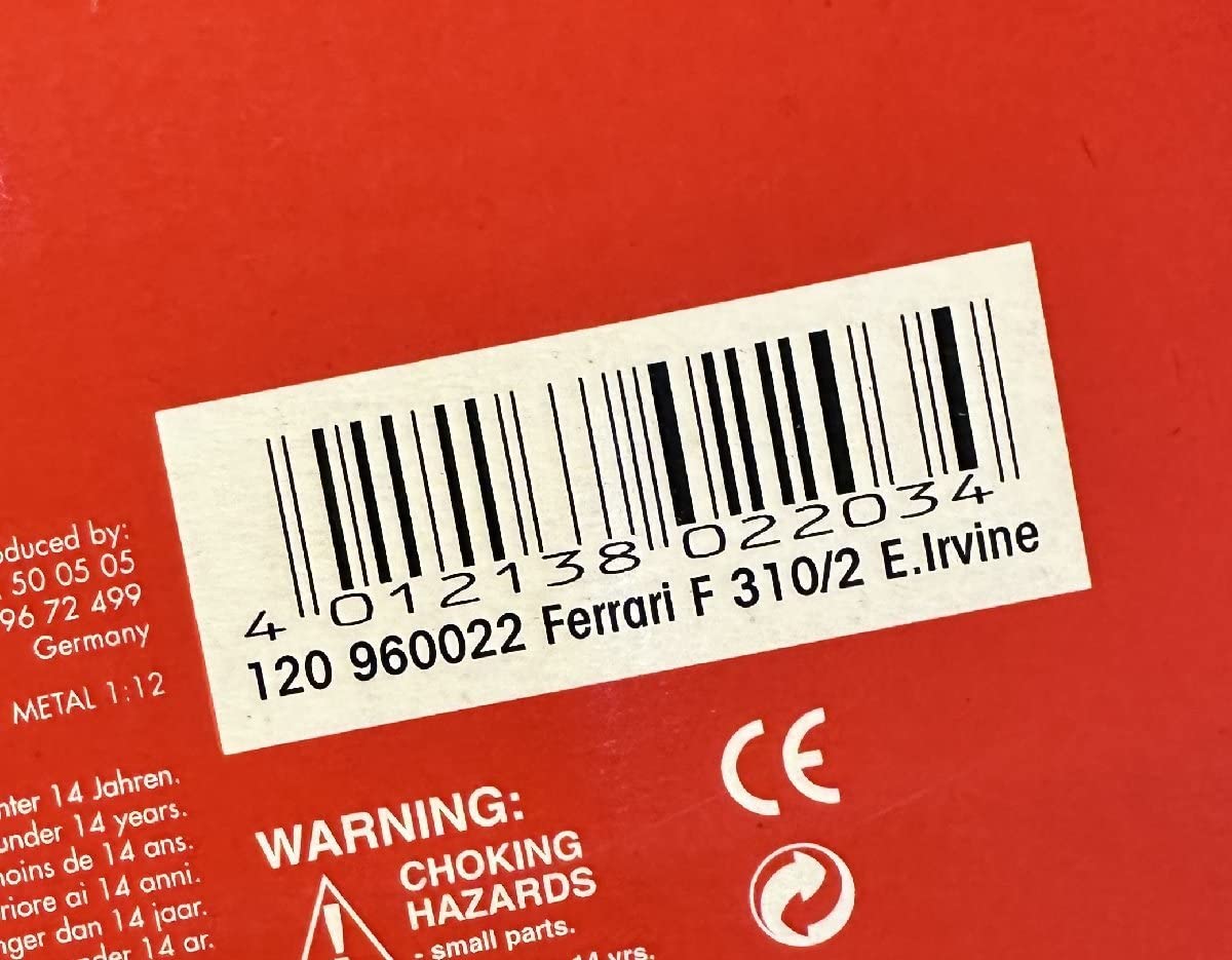 Amazon | used MINICHAMPS ミニチャンプス 1/12 フェラーリ F 310/2 E