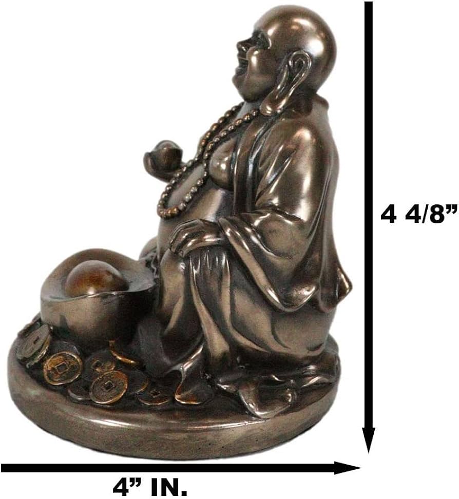Amazon.com: Ebros Laughing Buddha Zen Monk of Prosperity Hotei