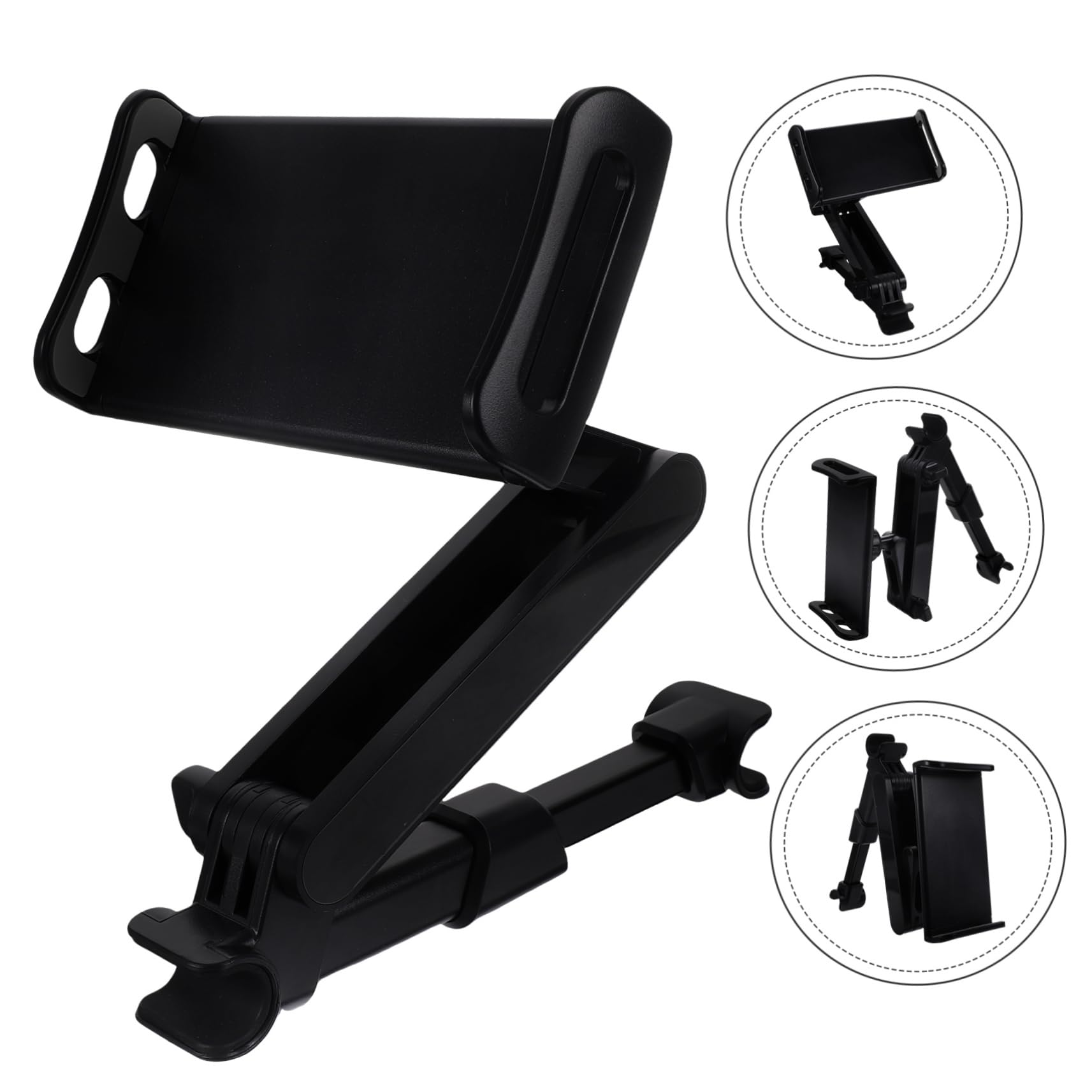 jojofuny Supporto per Tablet Auto da Sedile, Nero, Abs PC Tpu