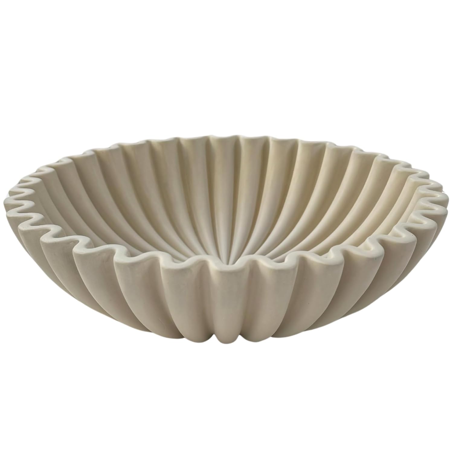OAKOA Concrete Decorative Bowl - Organic Modern Home Decor Bowl - Decorative Objects - Cement Fruit Bowl -