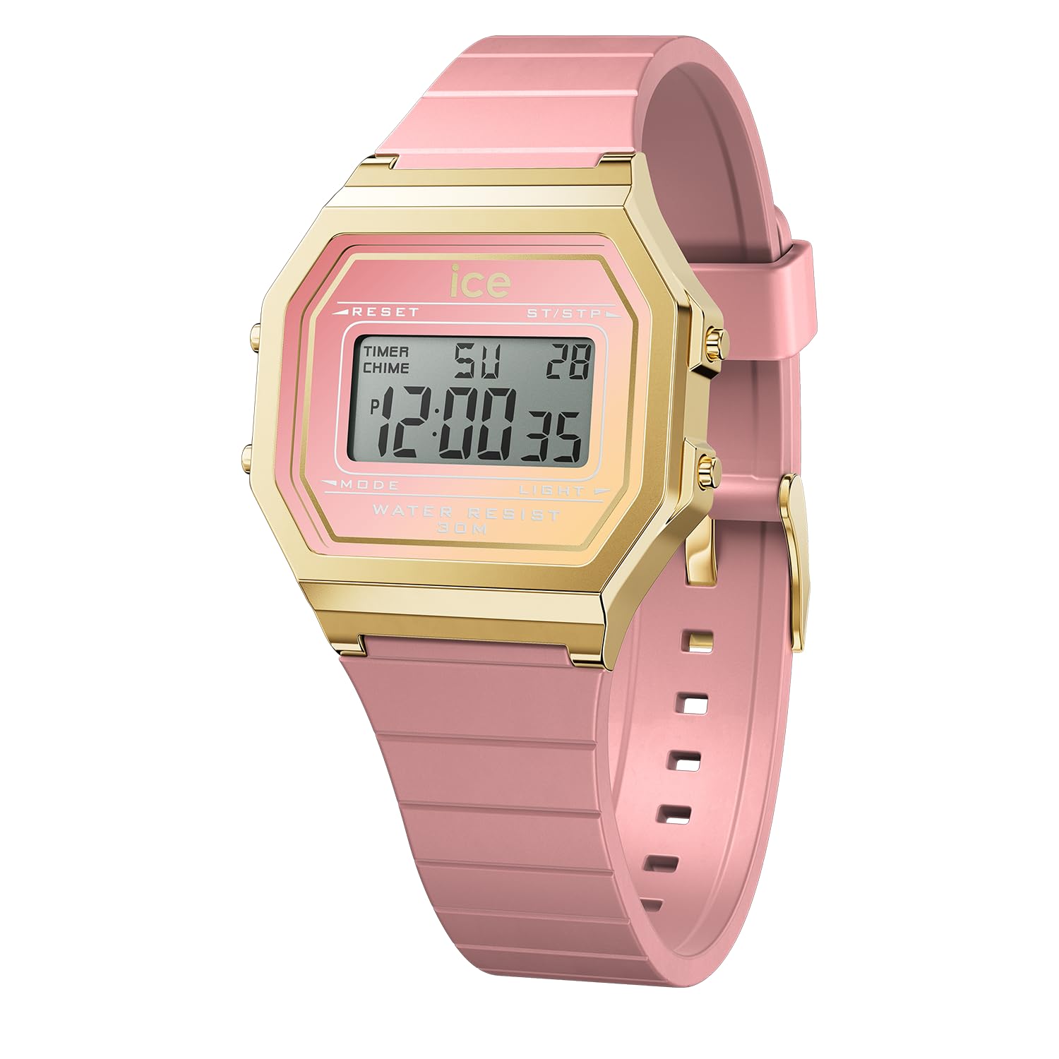 ICE-WATCH - ICE Digit Retro Woral Dreamscape - Women's Wristwatch with Plastic Strap - 022715 (Small)