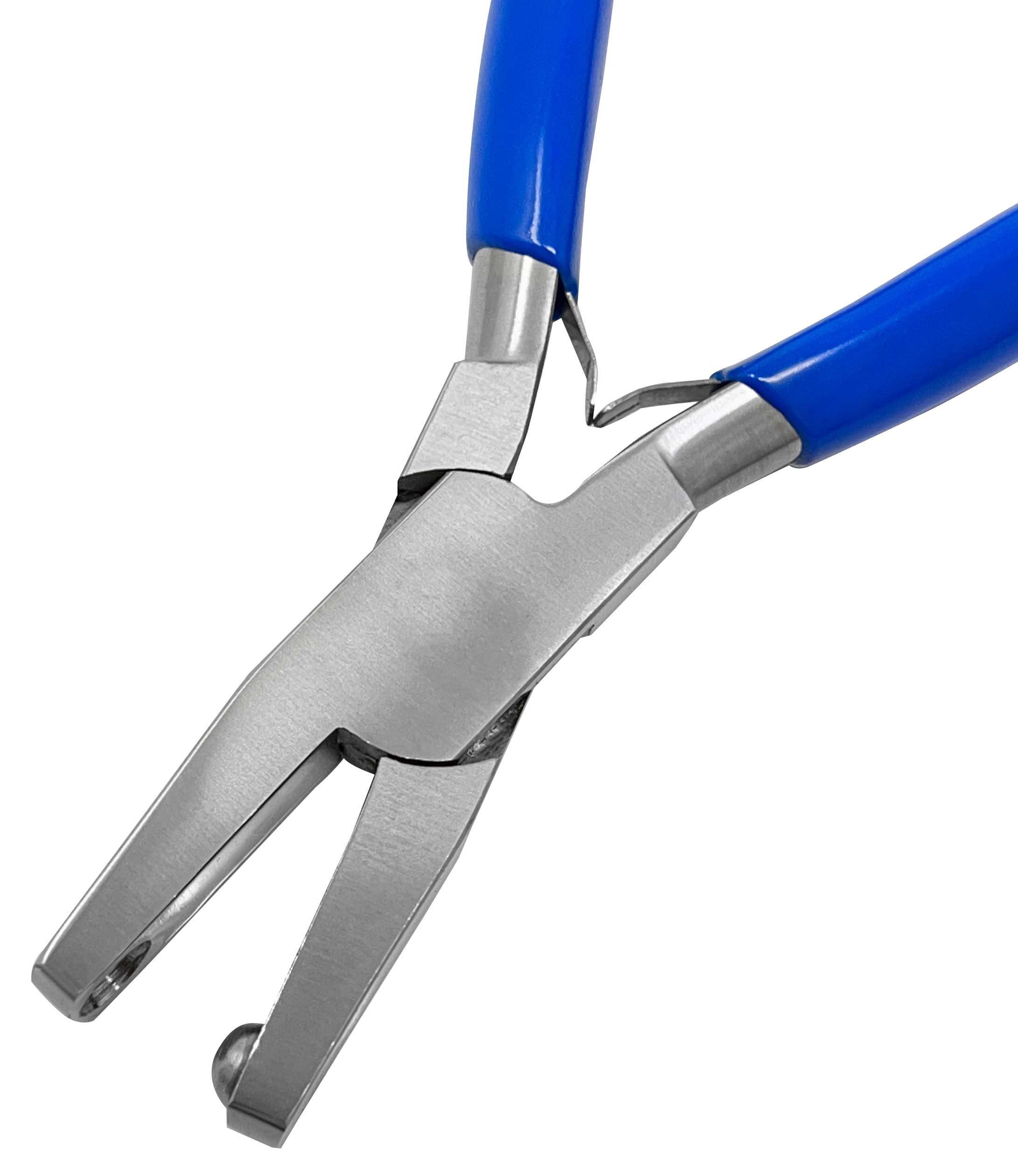Dimple Forming Pliers - 7 MM with Blue Handle Jewelry Making Metal Forming Pliers
