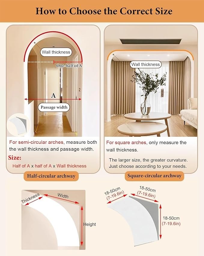 Moldes para puerta en arco DIY que solucionan esquinas difíciles en puertas interiores 7