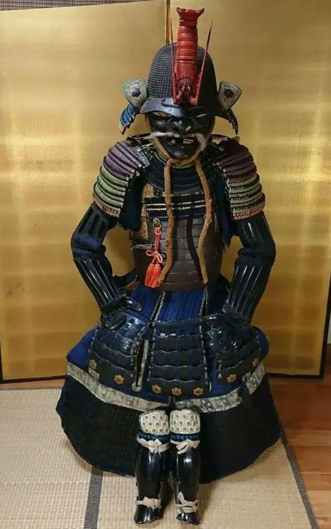 超貴重 武具 古美術 骨董 鎧 甲冑 色々威 具足 常州住早乙女家貞