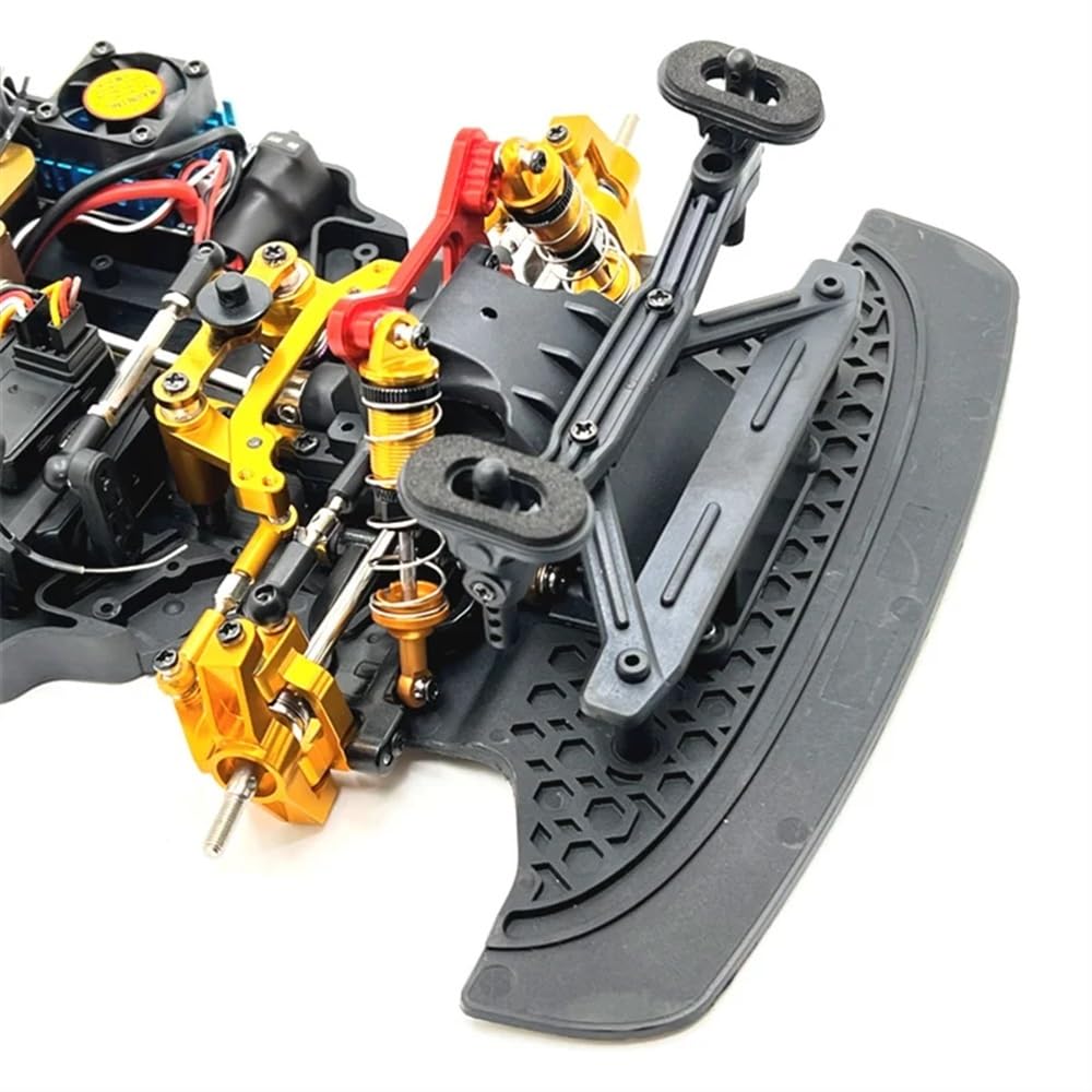 UMTSGYNU Metal Upgrade Hydraulic Spring Shock Absorber Compatible with 1/10 104072 Compatible Remote Control Car Spare Parts(Sky Blue)