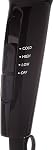 Hot Beauty 1875 Ceramic Styler Hair Styling Blow Dryer 2 Attachments Included Lightweight and Fast Dry Multi Heat Speed Setting Perfect Size for Home or Travel
