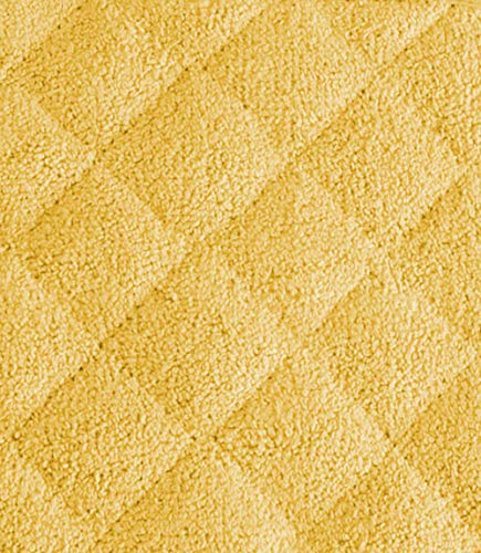 DII 100% Cotton, Quilted Terry Oven Set Machine Washable, Heat Resistant with Hanging Loop, Potholder, Yellow 3 Count