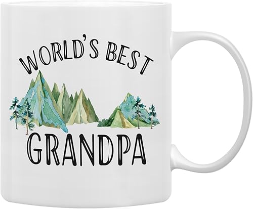 Miniatura 7 de Taza de café QASHWEY para abuelo, taza de café para regalo de cumpleaños de abuelo, regalos para abuelos, mejores regalos para el mejor abuelo