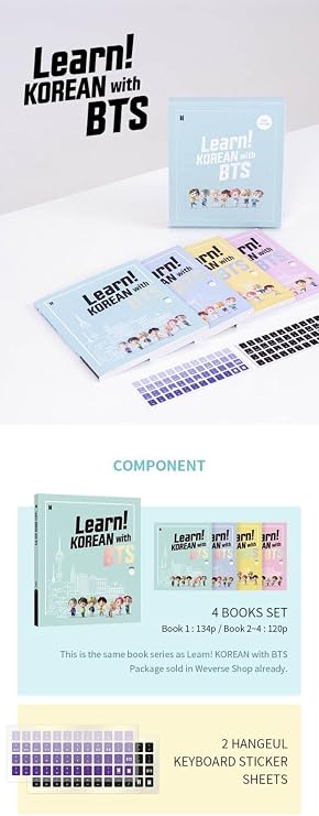 Dreamus Learn! KOREAN with BTS [Book ONLY Package], 272 X 230 X 30 mm