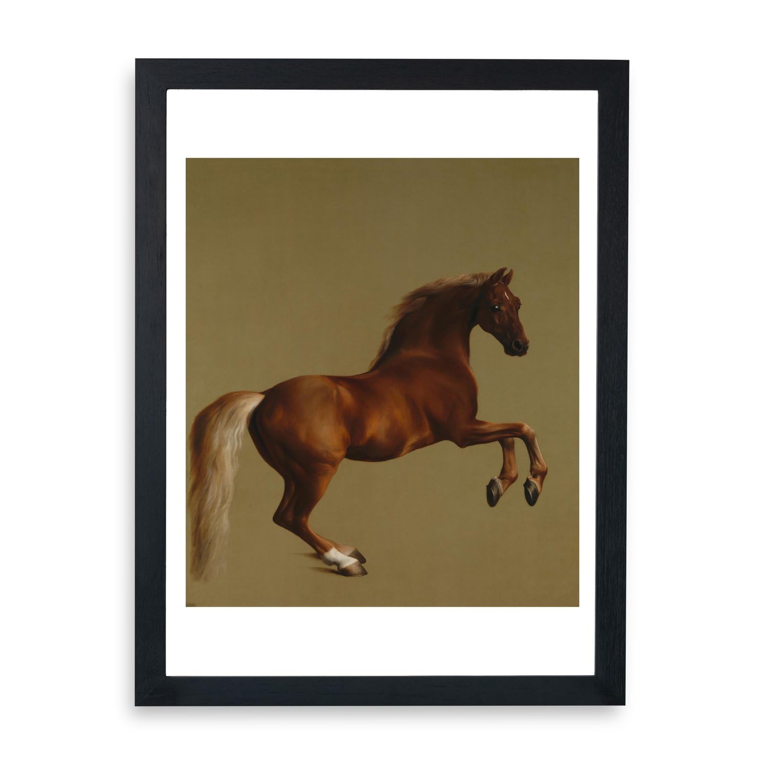 Whistlejacket George Stubbs affiche encadrée grand format avec finitions premium