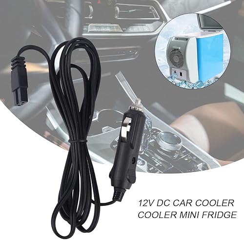 Miniatura 3 de iayokocc 2 cables de extensión de 12 V 2 M, enfriador de automóvil, caja fría, refrigerador, cable de extensión de 12 V, mini refrigerador de 2