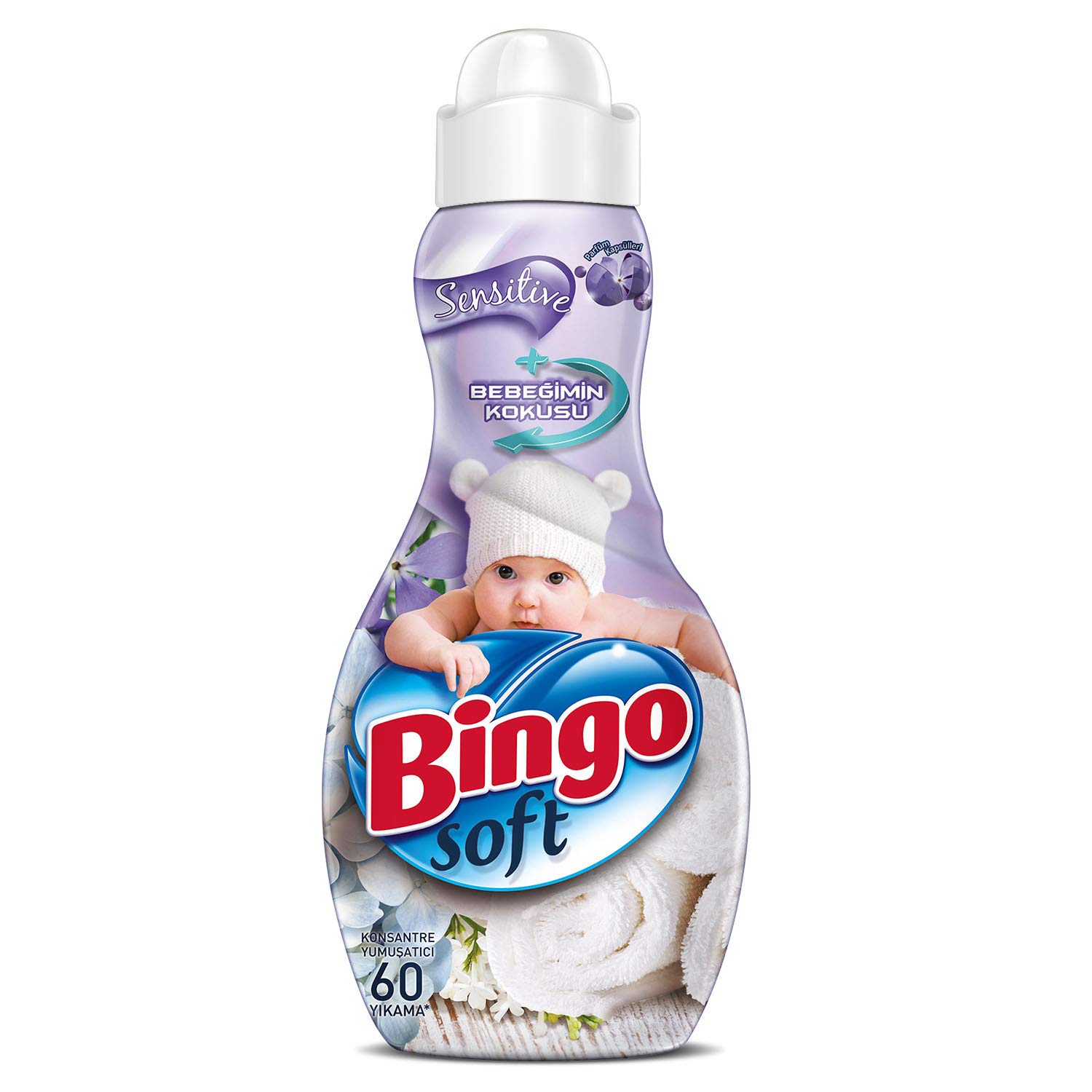 Bingo Soft Konsantre Çamaşır Yumuşatıcısı, Sensitive, 1440 Ml