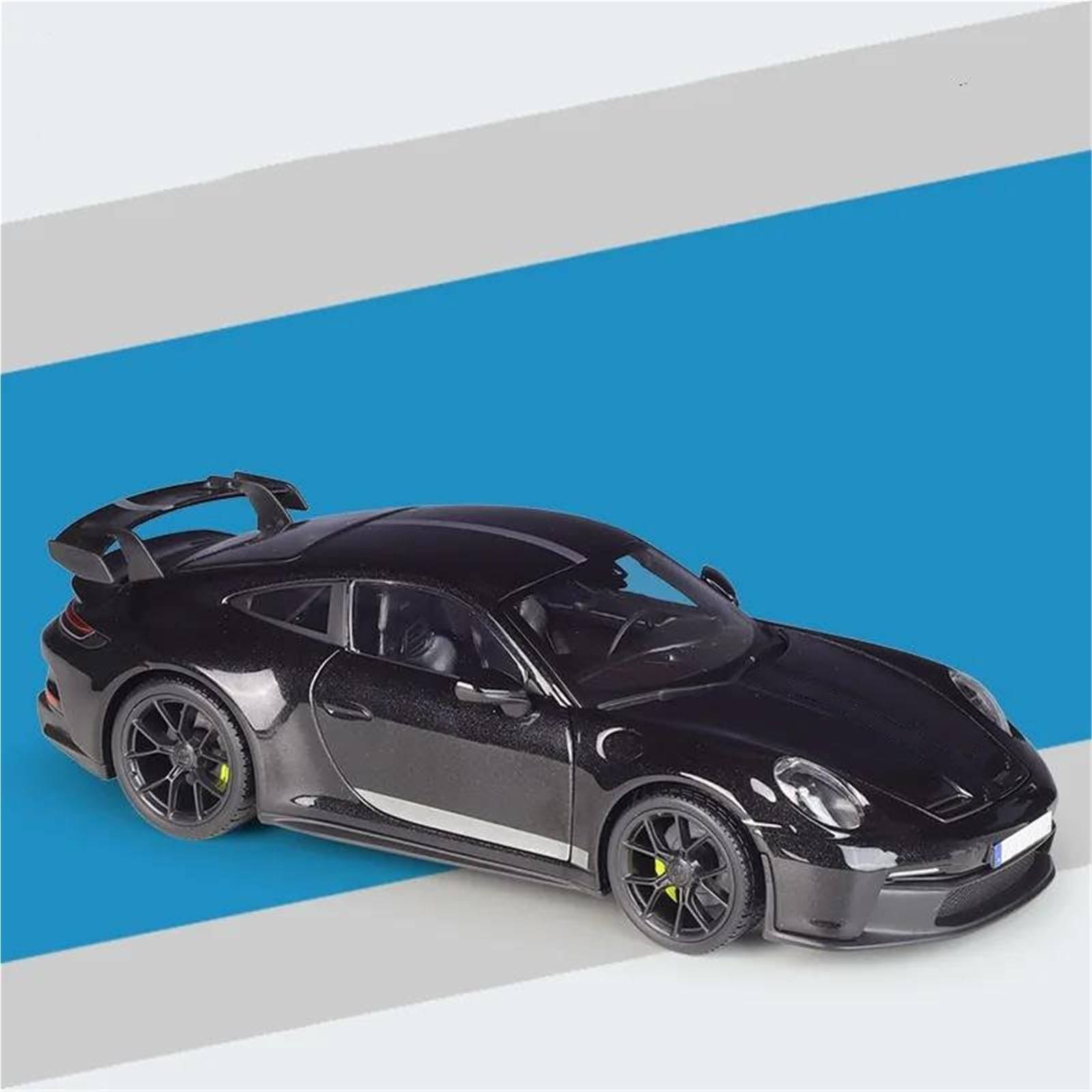 Btwodian Scale Model Car 1:18 For 911 GT3 2022 Static Die Cast Vehicles Collectible Model Car(Black)