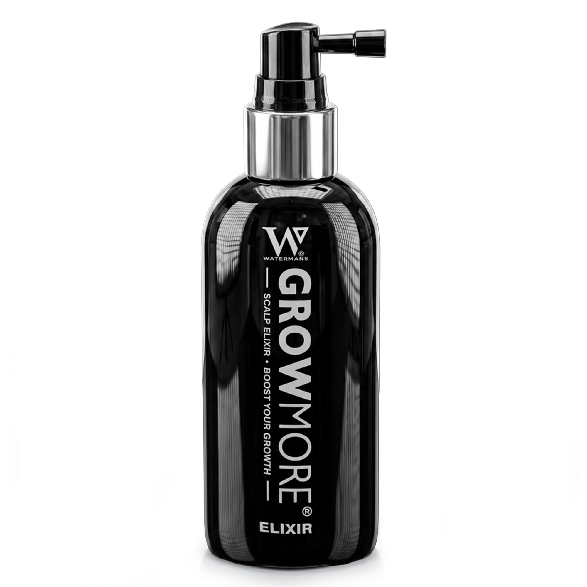 Serum na porost włosów - Watermans Grow More Elixir of Hair 100ml - Przyspiesz swój wzrost i zagęszczenie włosów pozostaw w miejscowej kuracji skóry głowy (tylko skóra głowy)