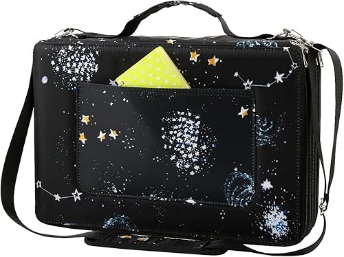 Lbxgap Estuche organizador portátil de 480 ranuras individuales con patrón de impresión para bolígrafos o marcadores de acuarela, estuche