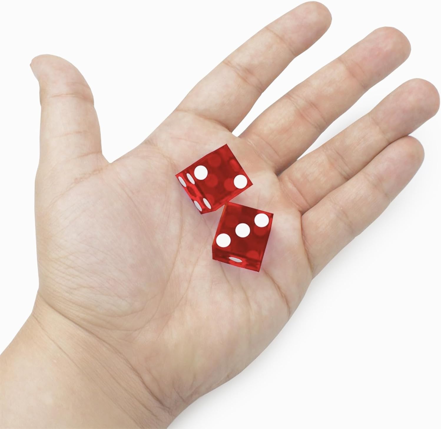 Casino Grade Precision 19mm Razor Edge Craps Dice - 1 Pair
