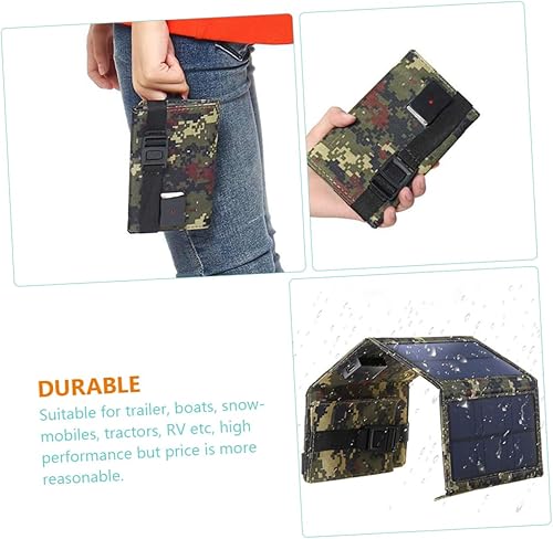 Miniatura 8 de Portable Foldable Solar Panel Charger USB Power Bank for Outdoor Emergency Charging Multi Device Compatible with High Conversion Efficiency for