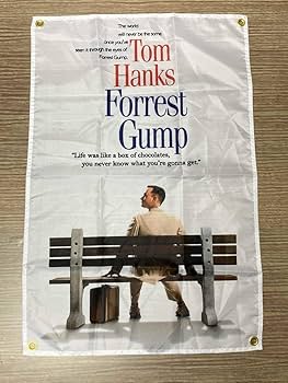 Amazon.co.jp: 映画ポスター多数出品中「フォレストガンプ 布製