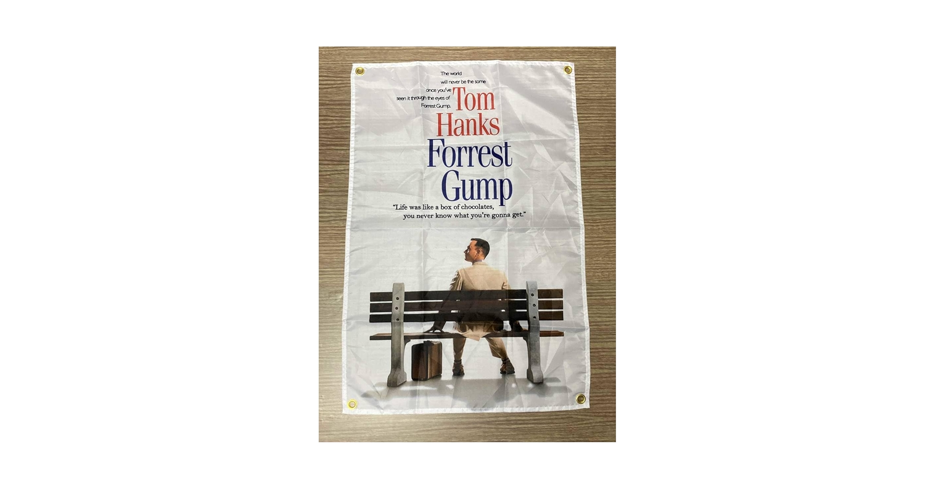 Amazon.co.jp: 映画ポスター多数出品中「フォレストガンプ 布製