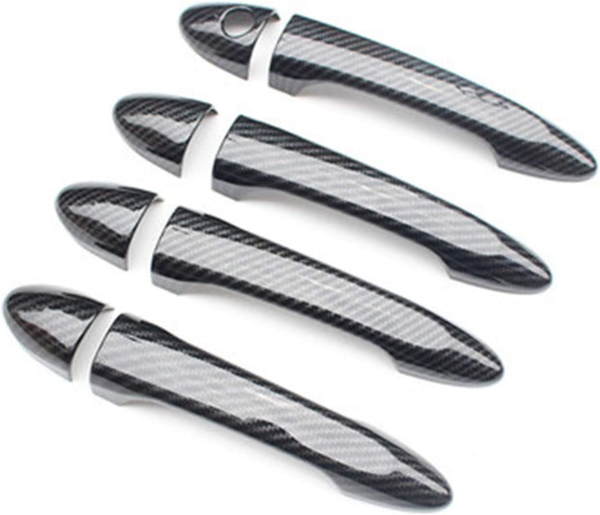 ZHOUMOLIN ABS Carbon Fiber Car Door Handle Protective Covering Cover Trim,for Chevrolet Cavalier Orlando 2016-2020, Car Styling