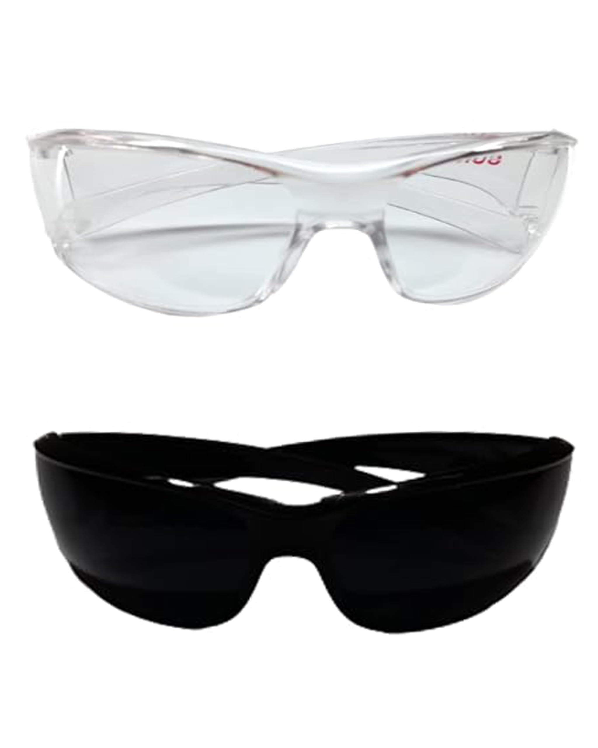 lark Welding Safety Goggles Combo Black & White/Safety Glass Combo - Set of 2-image-10