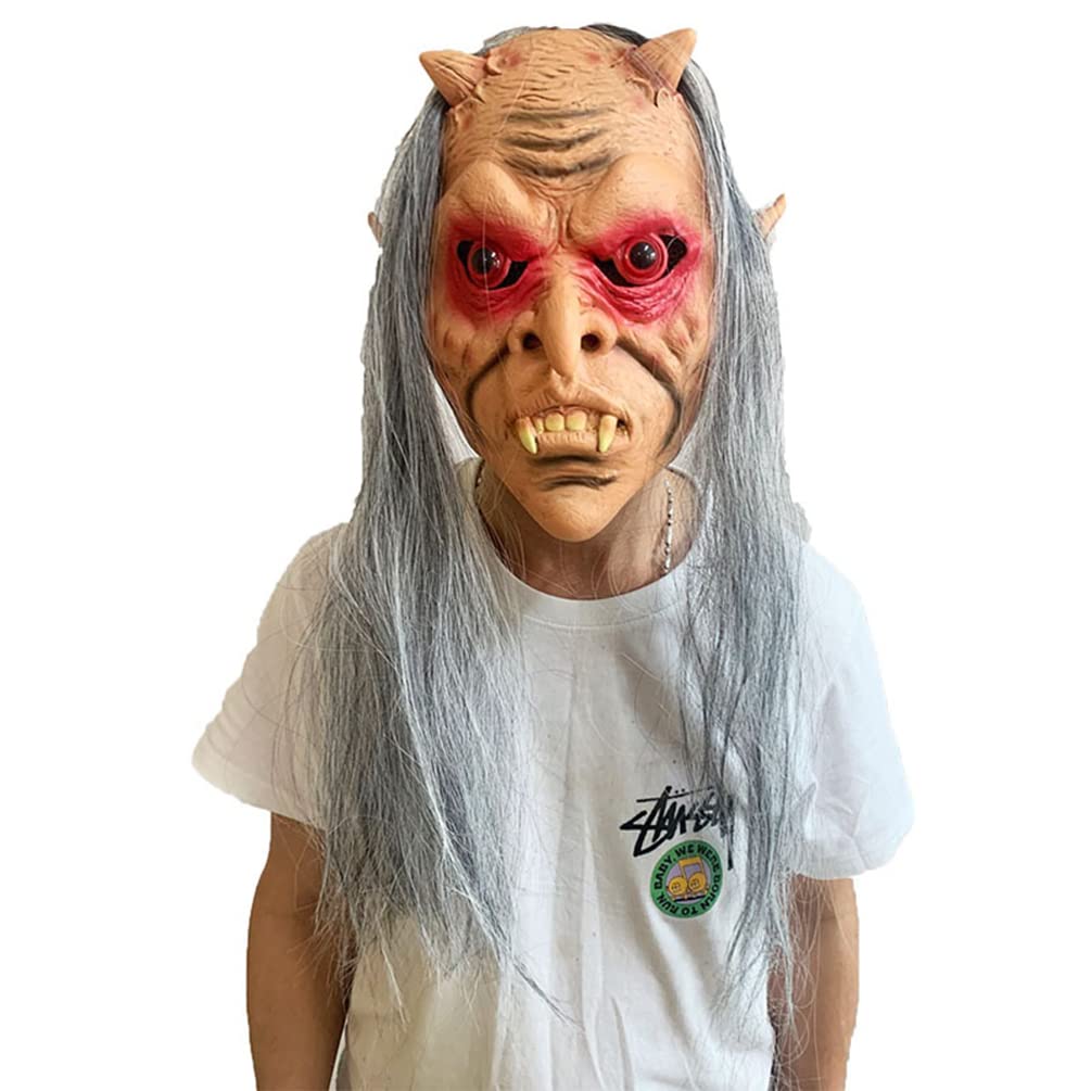 TOPOQ Creepy Halloween Masks for Adults Scary Ghost Mask Zombie Corpse Mask Halloween Costume Party Masks Fancy Dress Cosplay Accessories Prop - Image 2