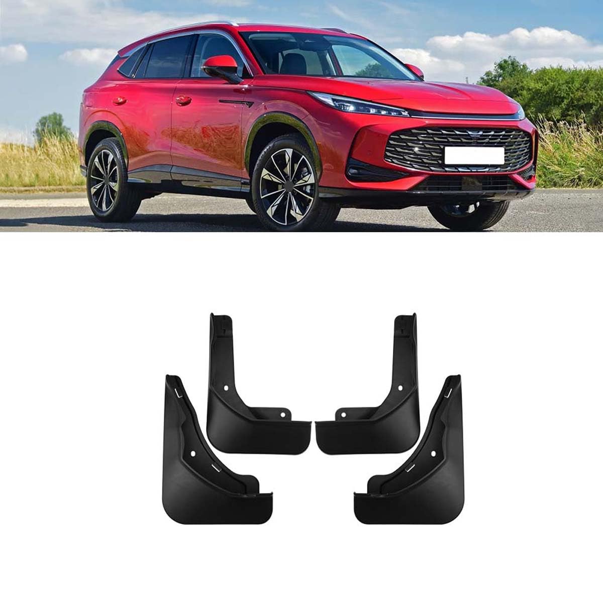 ZcsfcpA Car mud flaps,Compatible with MG HS 2025,Car exterior accessories