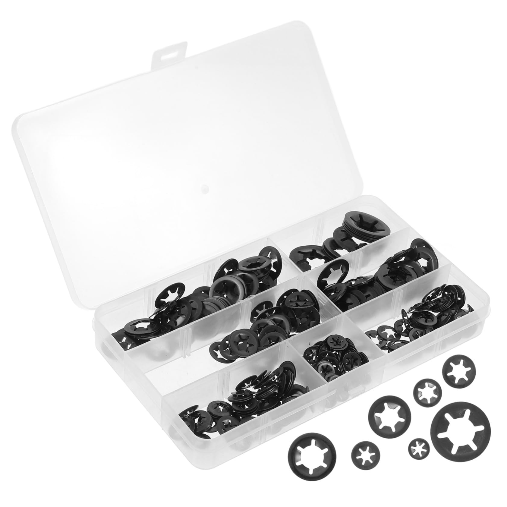 KICHOUSE Tooth 340pcs Lock Washer Set Automotive Industrial Machinery Hobbies Random Color