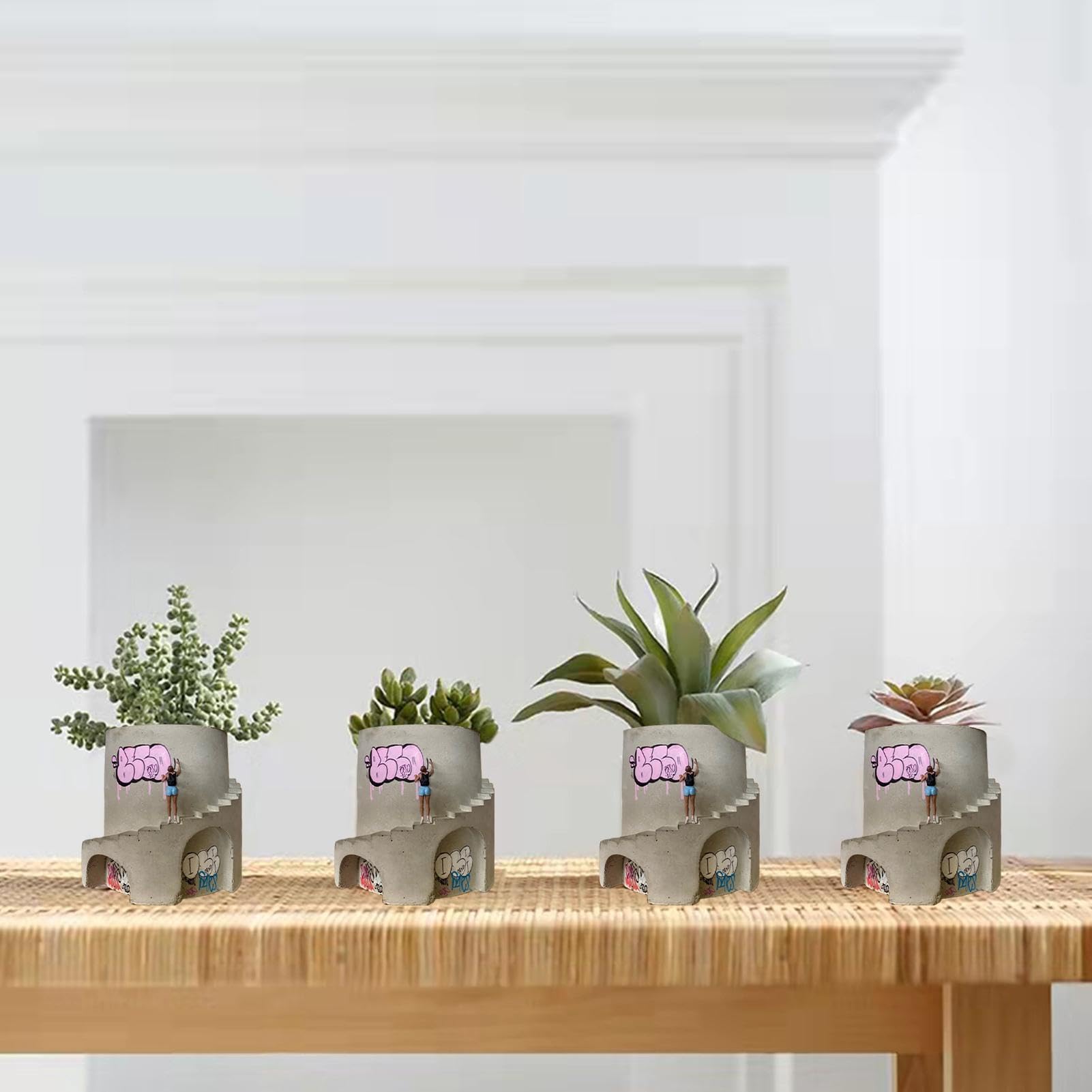 Amazon.co.jp: グラフィティ植木鉢、グラフィティストリートアート