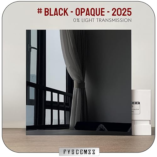 Miniatura 6 de FYSCEMZZ 18" x 12" x 12" - Hoja acrílica de plexiglás negro - 2 unidades