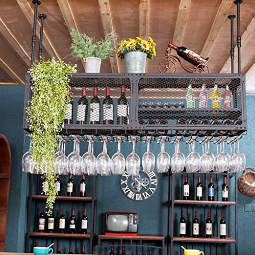 Soporte para botellas de vino 120x35x45 cm 2 niveles miniatura 4