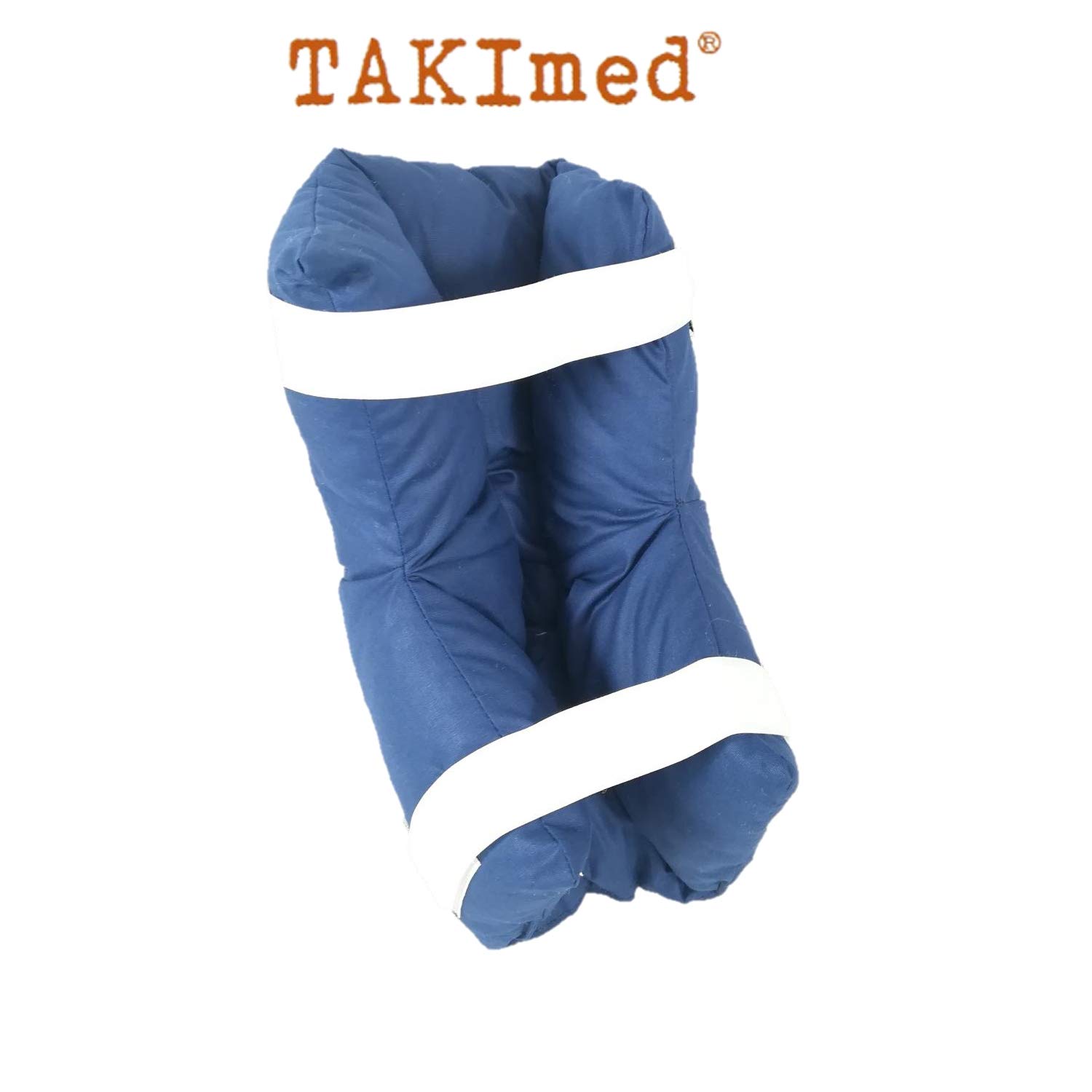 TAKIMED Talonera de Fibra Hueca Siliconada, Antiescaras, Coderera de Fibra Hueca Siliconada, Talla única, ambidiestra, Producto Ortopédico, Fabricado en Italia.