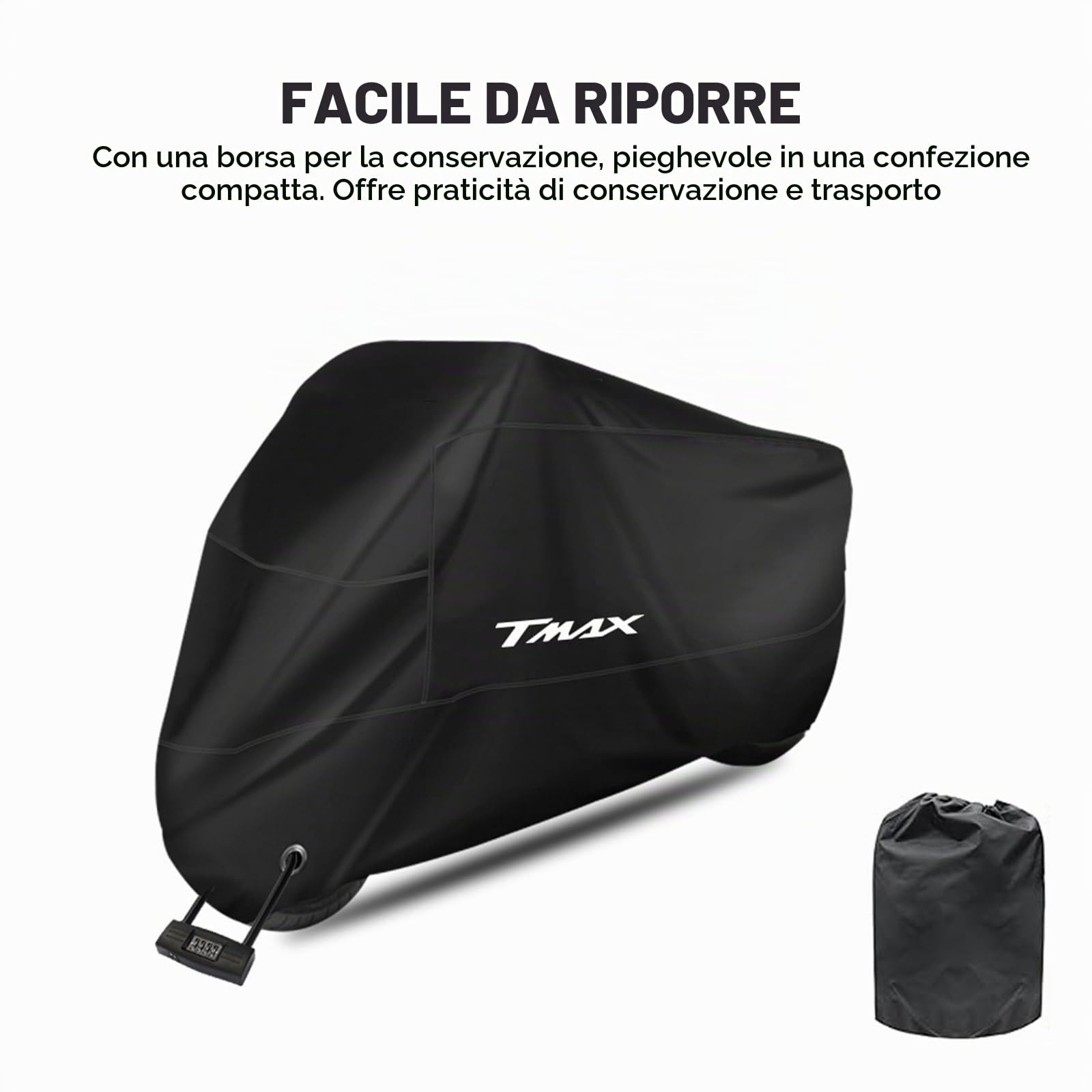 Per Yamaha T-Max 500 TMAX 560 Telo Coprimoto Protezione UV Antipolvere Antineve Impermeabile Antipioggia Per Moto Da Esterno