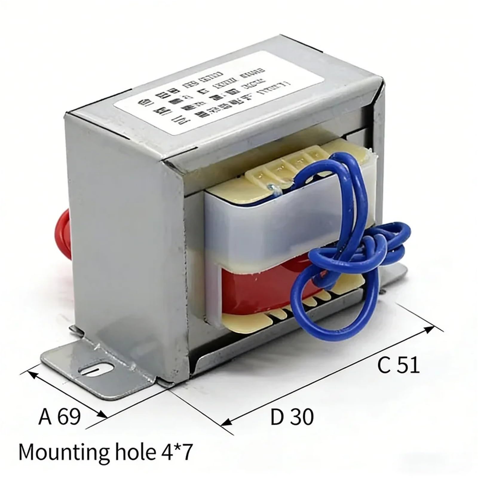 1 szt. 20 W czysty miedziany transformator toroidalny EI57 x 30 32 mm grubość izolacji elektronicznej 3 V-36 V wyjście 220 V wejście (6 V)